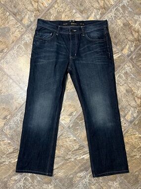 Helix Slim Boot Jeans Men’s 34x30 Dark Wash Cotton